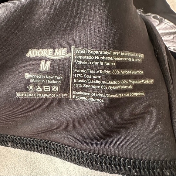 Adore Me Maven Impact Sports Bra with Racerback Design Size Medium - Picture 3 of 3